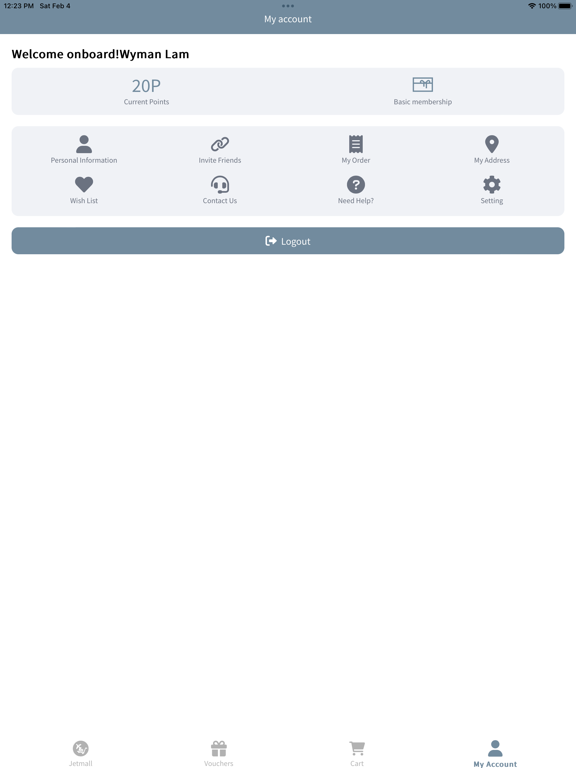 My Jetmall iPad screenshot 3 - Shopping app