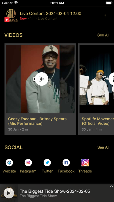 ATL Billboard Radio Screenshot 2 - AppWisp.com ATL Billboard Radio Screenshot 2 - AppWisp.com