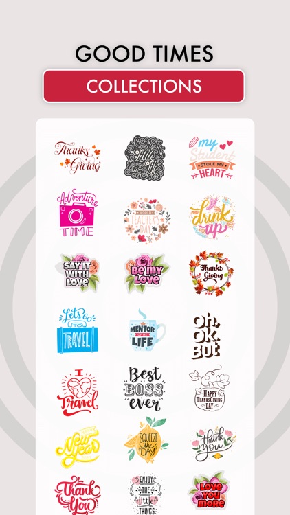 Good Times Stickers!