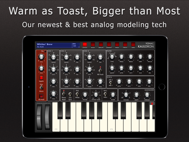‎Kauldron Synthesizer Screenshot