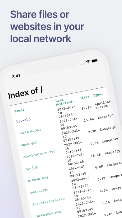 Server: Host Files Locallyのおすすめ画像2