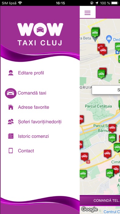 WOW Taxi Cluj Screenshot