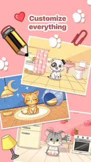 virtual pet widget game by pix iphone screenshot 4