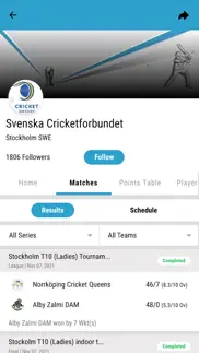 scf(svenska cricketförbundet) iphone screenshot 2