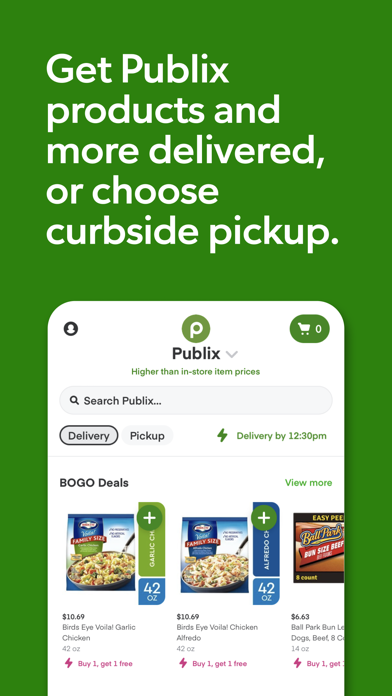 Publix Delivery & Curbside Screenshot