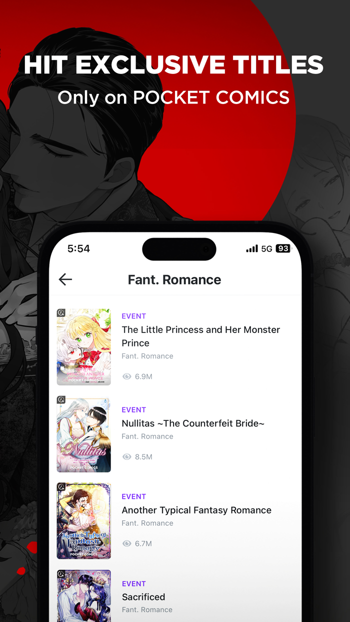 POCKET COMICS Premium Webtoon