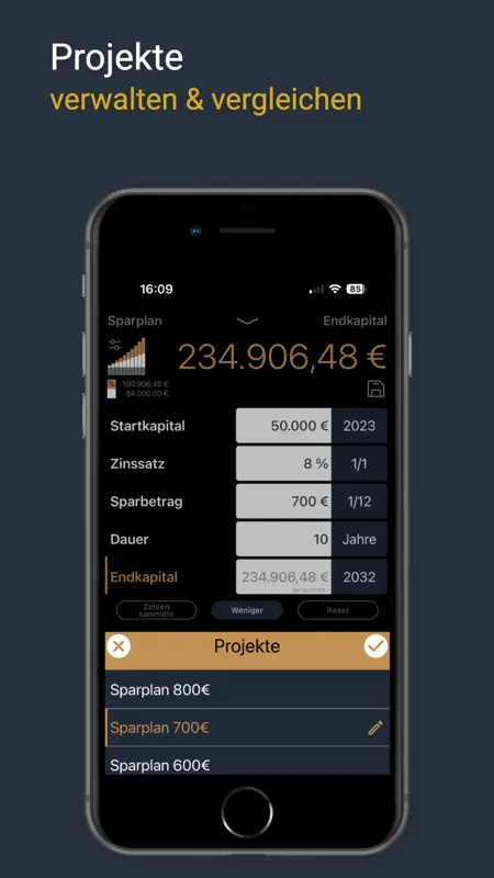 Finanzrechner - MarkMoneyPro3 screenshot 6 of 9