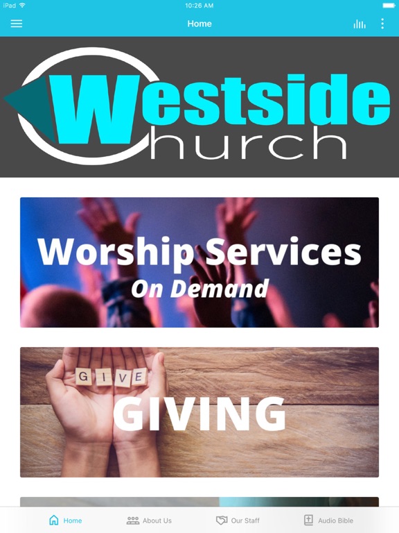 Westside Church Flushing, MI iPad screenshot 1 - Lifestyle app