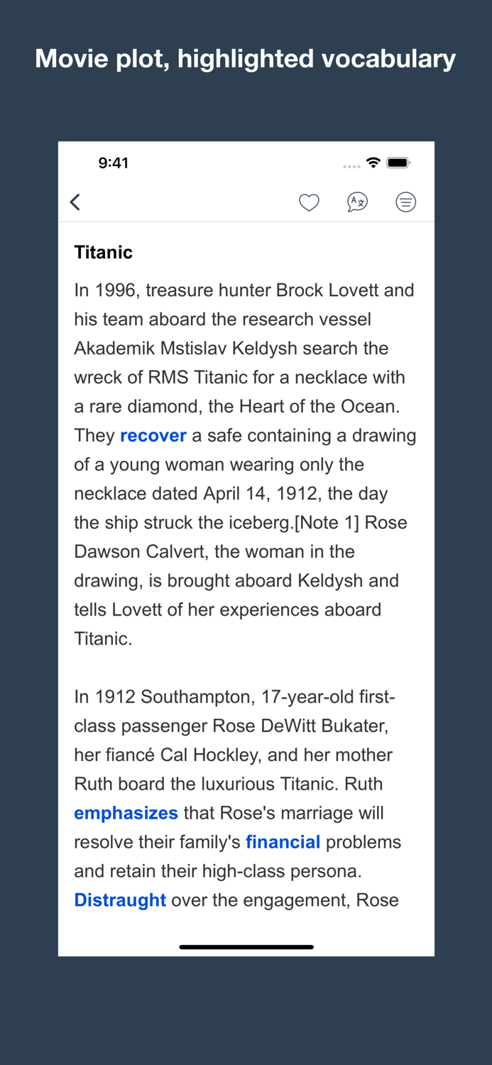 English dialogues in movies