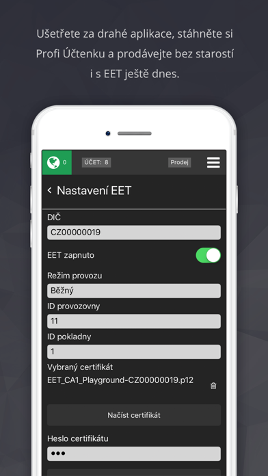 Profi Účtenka Screenshot