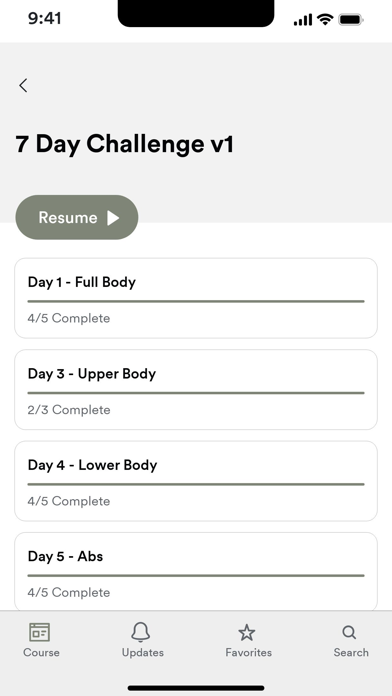 ES Fitness Screenshot