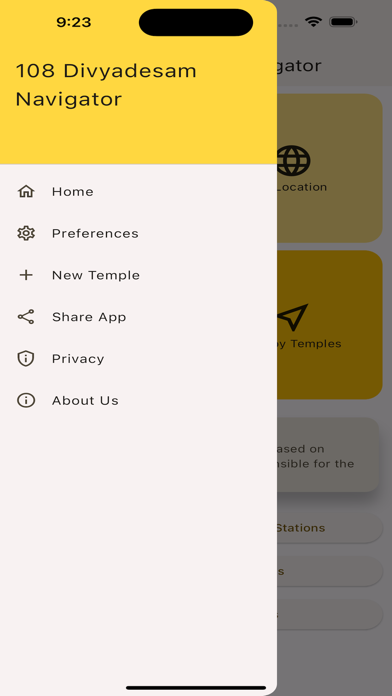 108 Divyadesam Navigator Screenshot
