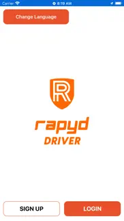 rapyd driver iphone screenshot 1