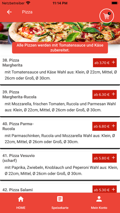 Orient Döner Pizza Screenshot