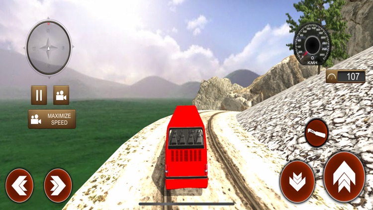Off road uphill mountain Bus screenshot-3