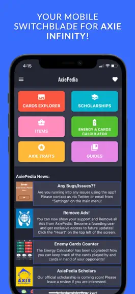 Game screenshot Axie Pedia: Tools Scholarships mod apk