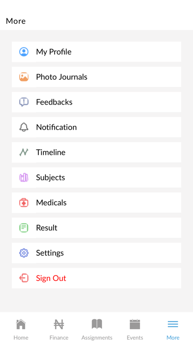 Wellspring College Parent Screenshot