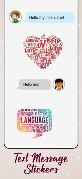 Game screenshot Text Message Stickers apk