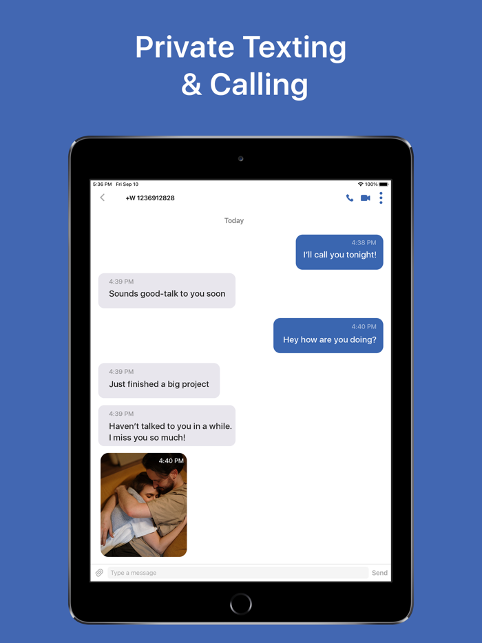 Text App CallingTexting Now