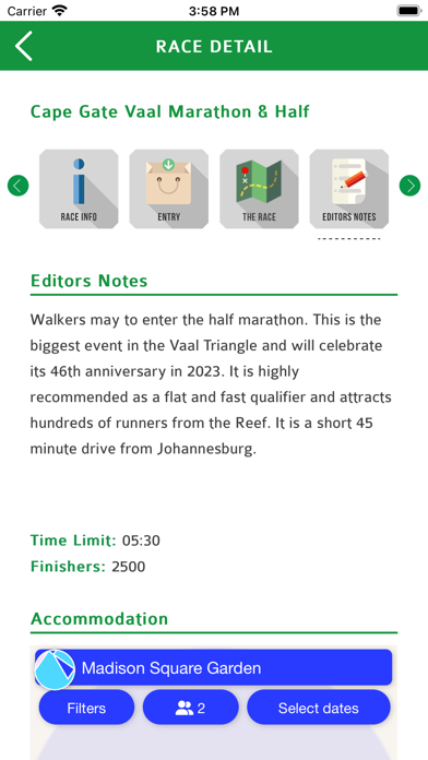 Runners Guide Screenshot
