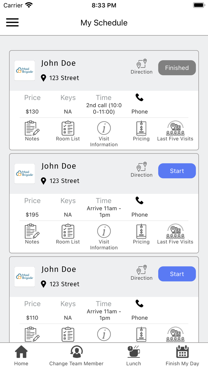 Field App Maid Brigade