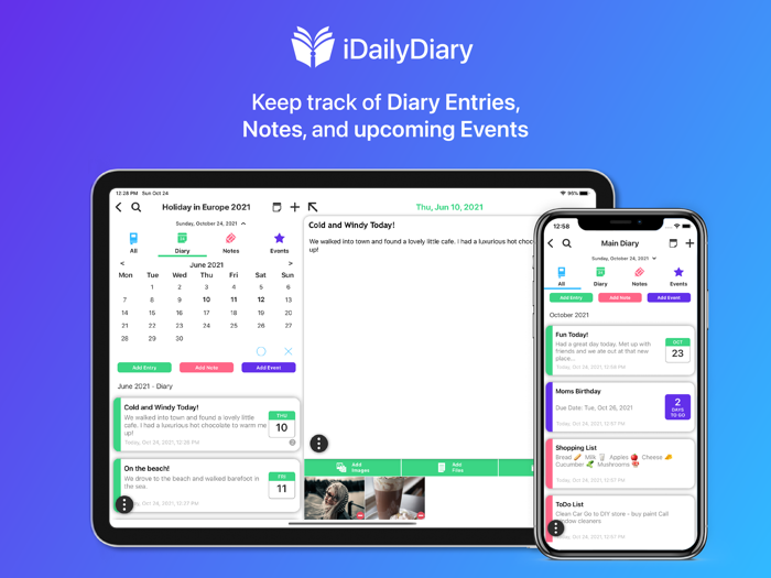 iDailyDiary - Diary and Notes