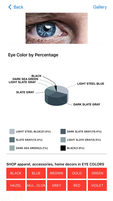 Eye Color Check Screenshot