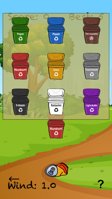 Recycling Toss Screenshot
