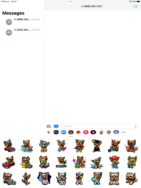Screenshot #5 pour Yorkie Fun Stickers!