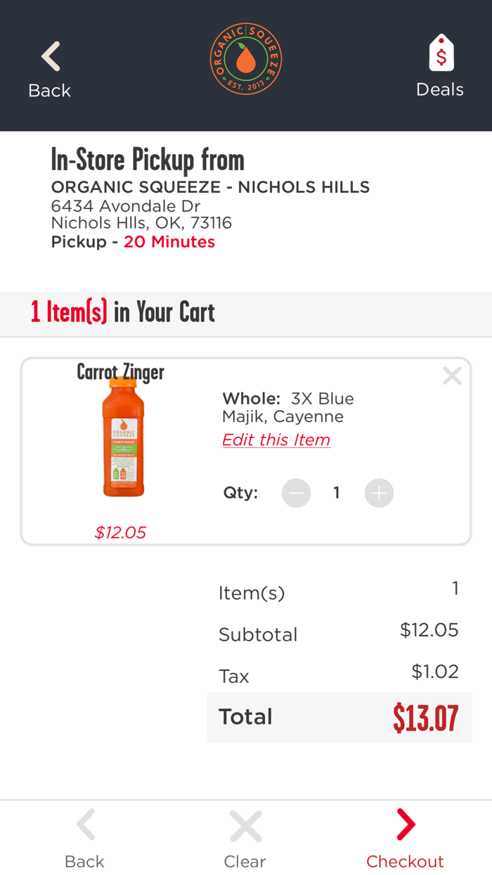 Organic Squeeze Nichols Hills