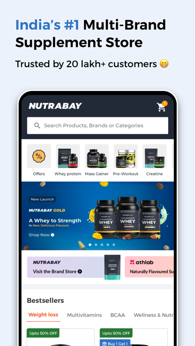 Nutrabay: Shop Supplements Screenshot