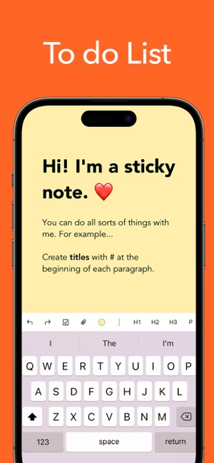 Sticky Note on the App Store