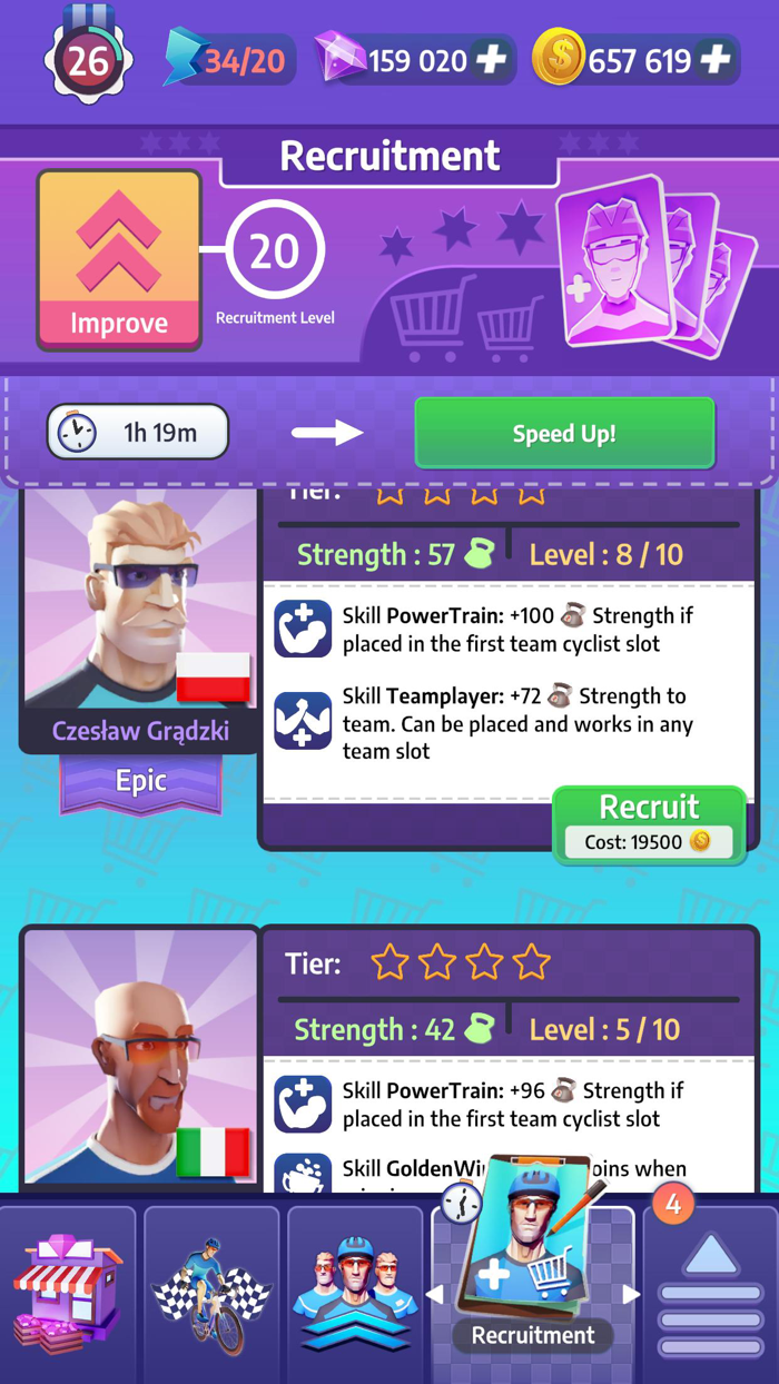 Cycling Legends Team Manager