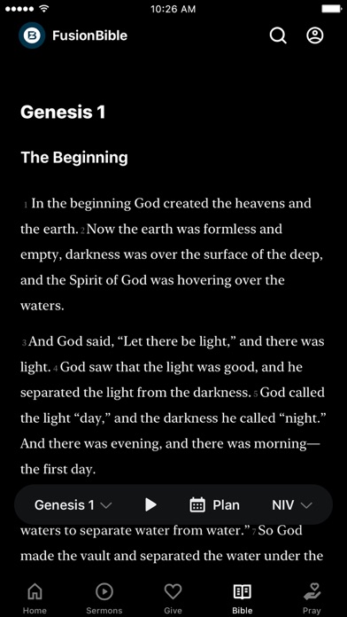 Fusion Bible Church Screenshot