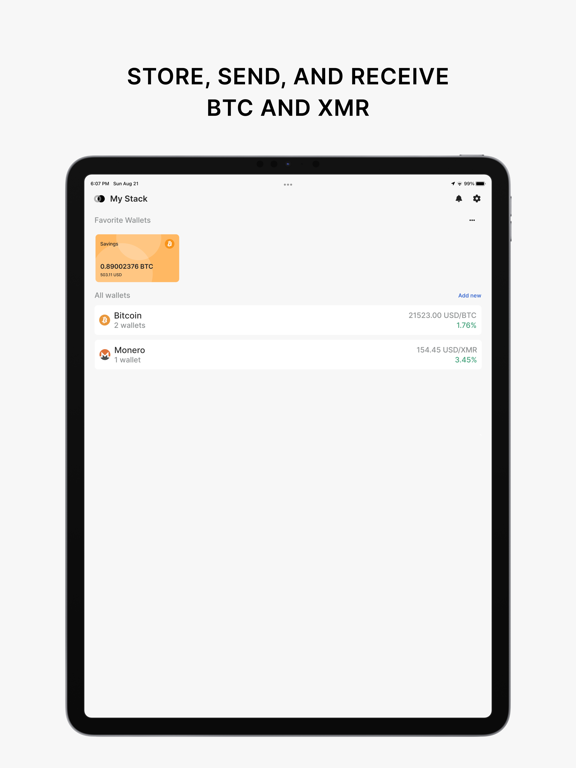 Stack Duo by Cypher Stack iPad screenshot 1 - Finance app