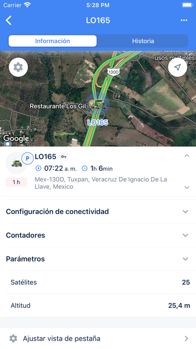 BlueTech-GPS Screenshot