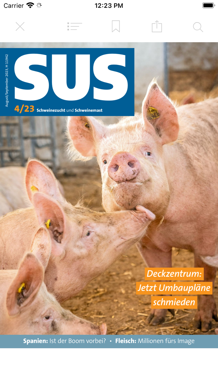 Schweinezucht und Schweinemast