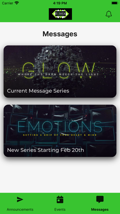 Remix Student Ministries Screenshot