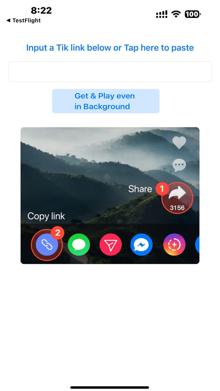 Save Tiktok - Play Background