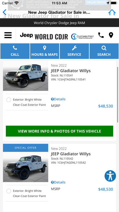 World Chrysler Dodge Jeep RAM Screenshot