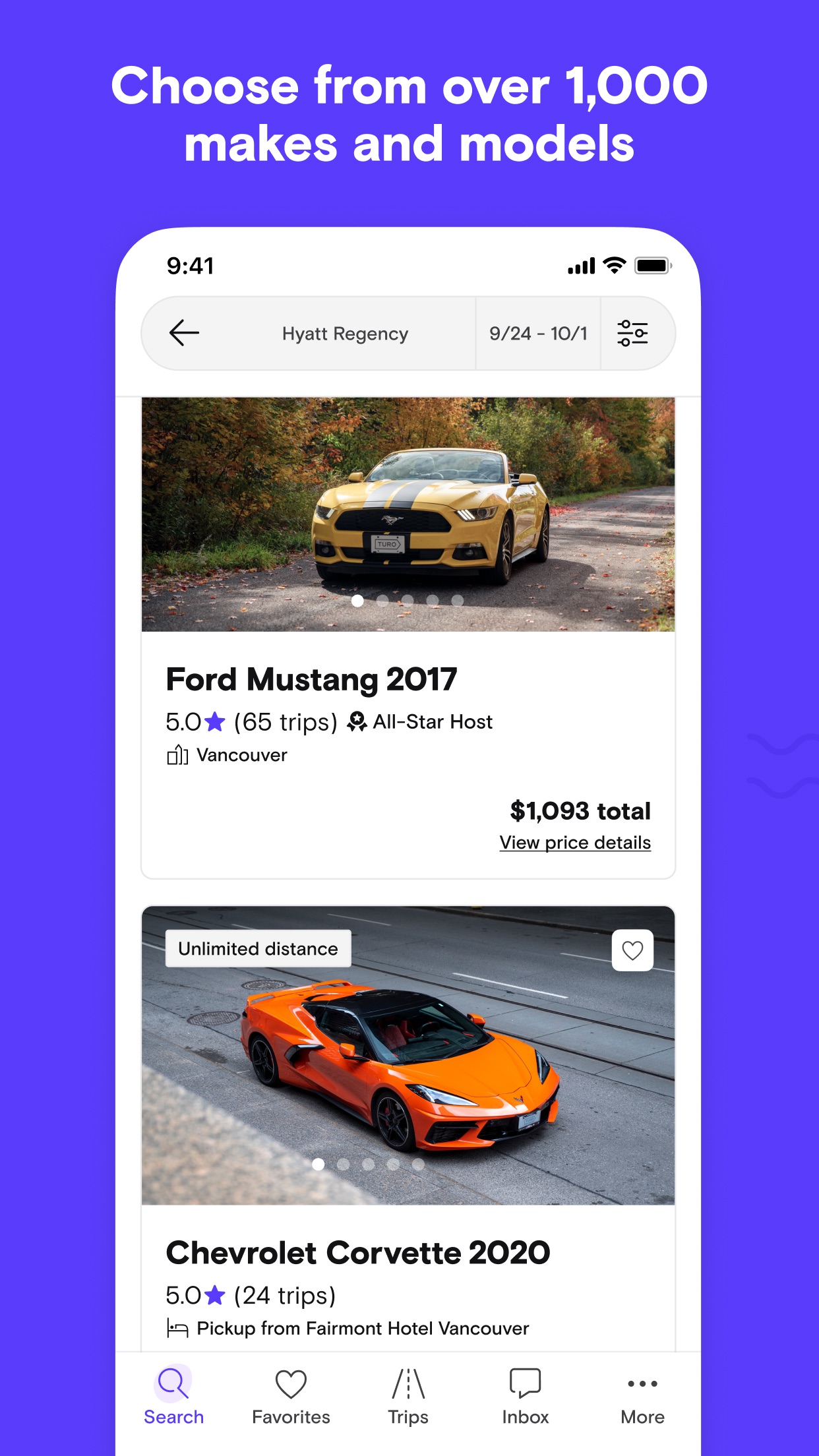 Turo — Car rental marketplace screenshot 2