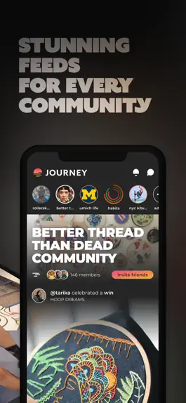 Game screenshot Journey: Community, Group text hack