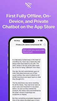 private llm - local ai chatbot iphone screenshot 1