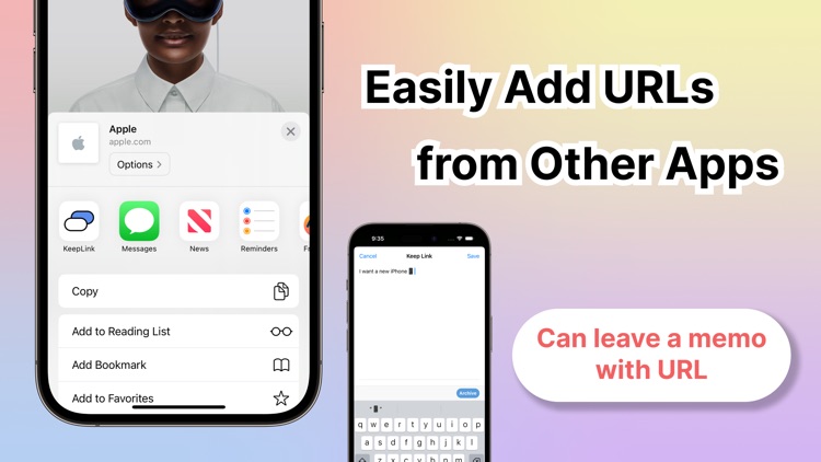 Save "Read Later" - KeepLink