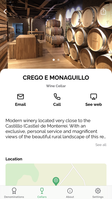 WineTourism in Galicia Screenshot