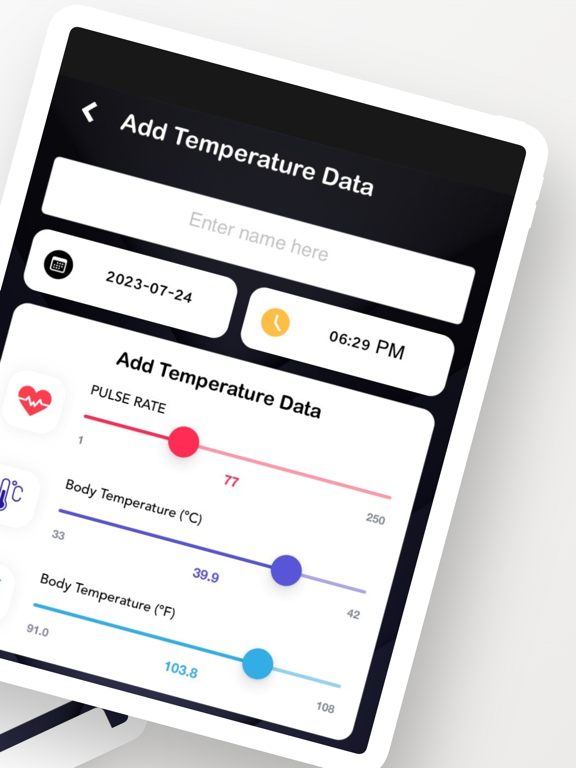 Screenshot #6 pour Body Temperature Fever Tracker