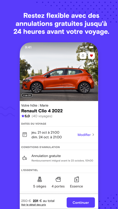 Screenshot #3 pour Turo - Location de voiture