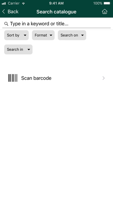 Oxfordshire Libraries Screenshot