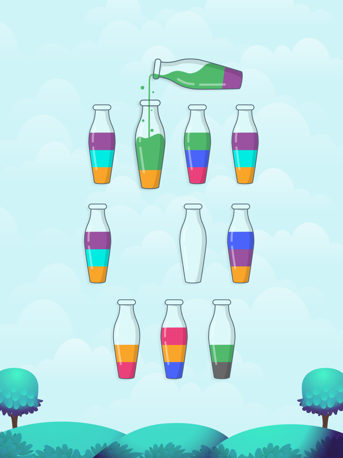 Water Sort Color Puzzle Game