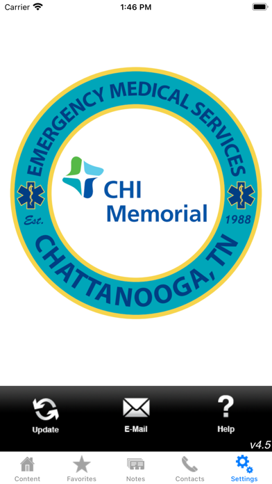CHI Memorial EMS Protocols iPhone screenshot 1 - Medical app